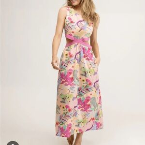 Beau and Ro Ava dress Alice Colin Safari peach